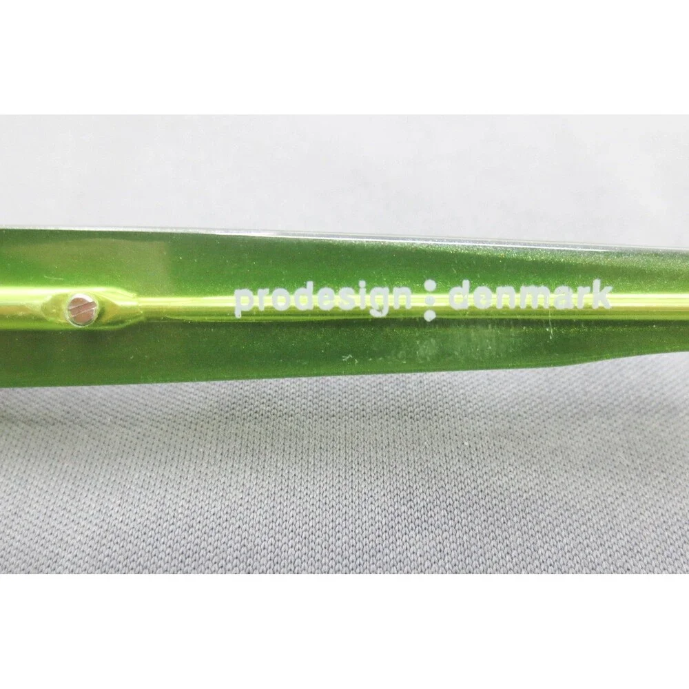 ProDesign Denmark 7601 c.9532 Black Lime Green Rectangular Eyeglasses 51-16-135